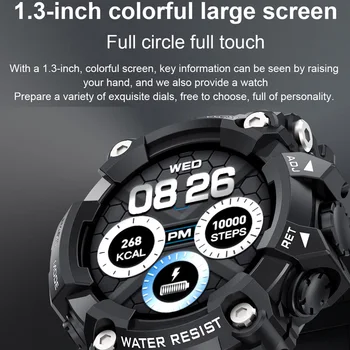 696 TRDT6 Smart Hodinky Vodotesný IP67 Dlhý Pohotovostný Inteligentné Náramkové hodinky Srdcovej frekvencie, Krvného Tlaku, Vonkajší Mužov Športové Smartwatch