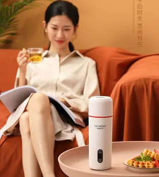 2020 nové inteligentné elektrické teplej vody pohár malé kúrenie, prenosné cestovná fľaša na vodu smart tepla zachovanie integrované zdravie pohár