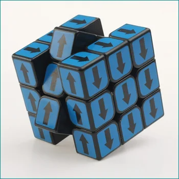 NOVÉ ZCUBE 3X3X3 Sudoku Magic Cube Šípku Nálepky Mráz Stickerless Puzzle 3 3 57mm Cube Puzzle Hra hračky pre Deti