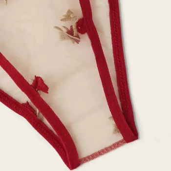 Podprsenka Nové Sexy Lingerie Set Ženy Móda G-String Tangá Sleepwear Ženské Spodné Prádlo, Spodná Bielizeň Strany Kvet Čipky Bras Nastaviť 2020