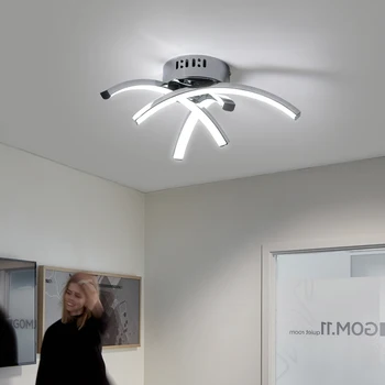 Zlato chrómovanie Moderné LED stropný Luster osvetlenie luster v obývačke Pre spálne, Kuchyne, Vnútorné osvetlenie