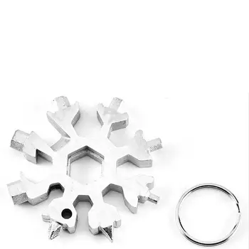 18-v-1 Multi-nástroj Karta Zmes Kompaktné A Prenosné Vonkajšie Produkty Snowflake Nástroj Karta
