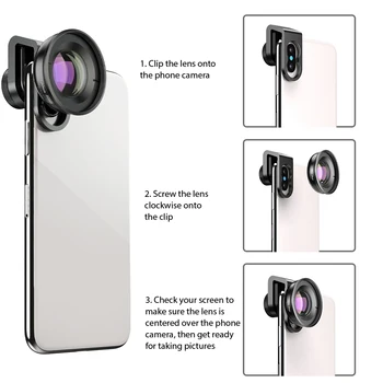 APEXEL HD Optika Fotoaparátu Telefónu Objektív 30-80 mm Makro Objektív, Super Makro Objektívy pre IPhone 7 8 Xs Max Huawei Xiao Všetky Smartphony