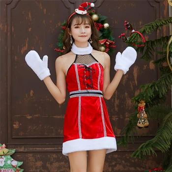 Sexi Santa Claus Cosplay Kostým Pre Ženy Vianočný Kostým, Šaty Pre Dospelých