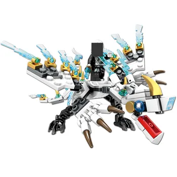 Ninjagos Dragon Model Stavebné Bloky Nastaví Loptu Tvorca Údaje Brinquedos Juguetes Mesto Tehly Technic Vzdelávacie Deti Hračky