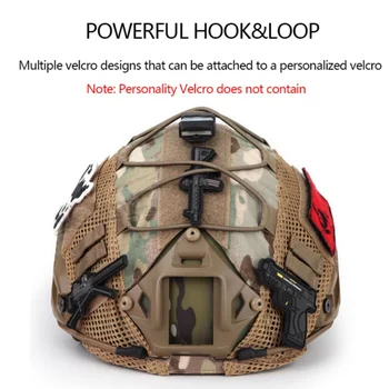 Taktická Vojenská Combat Helmet Kryt Airsoft Lov Prilba Handričkou CS Wargame Šport Prilba Kryt Pre Ops-Core PJ/BJ/MH Zadajte Rýchlo