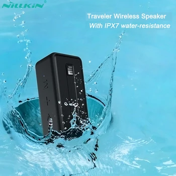 NILLKIN Bluetooth Reproduktor IPX7 Prenosné, Nepremokavé Vonkajší Reproduktor Bluetooth 5.0 Bezdrôtový Stereo Hudbu surround Reproduktory