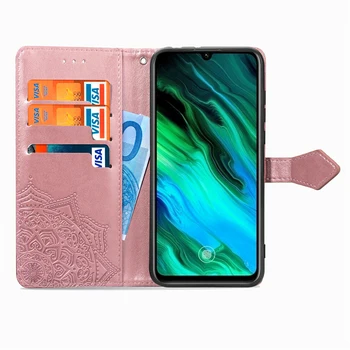 Flip Peňaženky, Kožené puzdro Na Huawei P Smart Plus 2019 Prípade Kožené Plastický Kryt Telefónu Pre Česť 10i 20 lite Flip Peňaženky Prípade