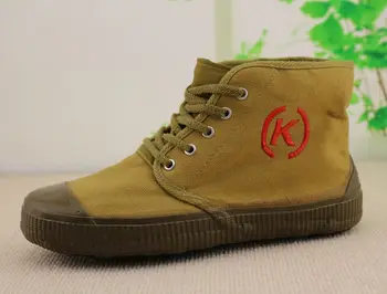 Muži žltá vojenské štýl topánky vojenské topánky červenej armády topánky zelené, športová obuv, Športové Lezenie Topánky