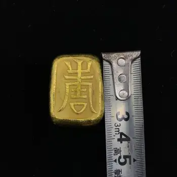Nádherné retro (malá veľkosť) gold ingot dekorácie remeslá