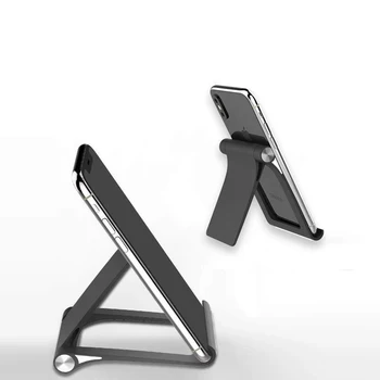 Skladací Stôl Telefón Držiak na Stojan pre iPhone XS MAX 8 X 7 6 Mobile Dock na Samsung Galaxy S9 S8 Tablet, Stojan Stolový Telefón Majiteľa