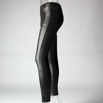 Activewear Zimné Legíny Ženy Čierna Vysoký Pás Úsek Hrubé Teplé Fleece Športové Fitness PU Kožené Legíny 5xl 6xl Plus Veľkosť