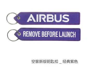 Airbus Logo A330 neo A350 A380 BELUGAXL Vyšívať Keychain Cestovať na Dlhé Odkladacia Taška Značky Darček pre Letovú Posádku Pilot Leteckej dopravy