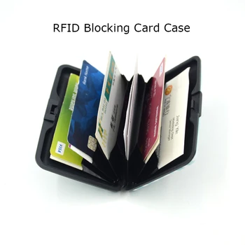 BONAMIE Nové Melón Hliníkové Business ID Kreditnej Karty Prípade Držiteľ Značky Kovové Peňaženky Anti RFID Karty Box Pre Mužov, Ženy Flamingo