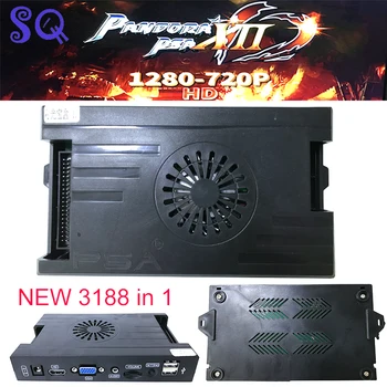 Domáce verzie pandora box 12 3188 v 1 s 53 3d hry podporu 4 hráčov, VGA výstup HDMI arkádovej hry doskové