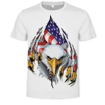 2020 Zábavné Pivo Čas Písmená T Košele Tee Náboženstvo Buddha Tlač Tshirts Muži/Ženy v Pohode Vlajku USA Eagle 3D T Shirt Tees Dropship