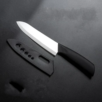 6 Palcový Čierne Zrkadlo Keramický Nôž Zirconia Biele Keramické Nože Ostré Ovocie Keramický Nôž 348