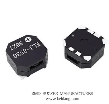SMD Bzučiak Magnetický Povrch Namontovaný Alarm Buzzer Audio Prevodník bzučiak L8.5 mm*W8.5 mm*H3.0 mm KLJ-8530-3627