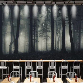 Vlastné 3D Fotografie Tapety Abstraktné Strom Lesa Art Nástenné Moderné Tapety Obývacia Izba Reštaurácia Nástenné Maľby Stien Interiéru Maľovanie