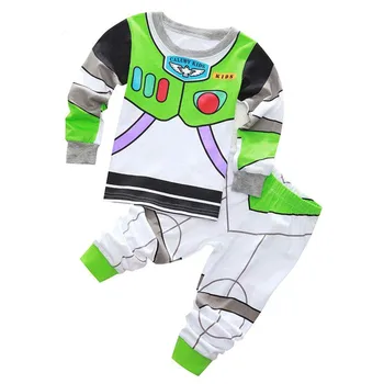 Nový Príchod Batoľa Chlapec Oblečenie Nastaviť Buzz Lightyear Deti Pyžamo Nastaviť Cartoon detské pyžamo tričko + Nohavice Chlapec Oblečenie Set sa