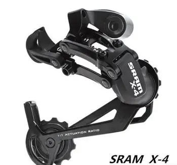 SRAM X4 Prehadzovačka 8S 7S 9S MTB bike horskej ceste, požičovňa Prehadzovačky polovice dlho klietky