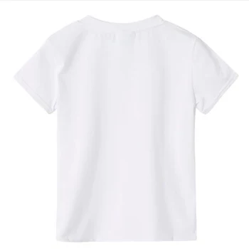 Deti t-shirt Európskych a Amerických módnych horor ice cream tlač-krátke rukávy okrúhle krčný biela čierna chlapec dievča t-shirt