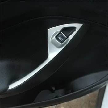 4pcs/set Nehrdzavejúcej ocele Auto príslušenstvo Interiérové Dvere opierkou rukoväť panel dekorácie-Nálepky Na Ford ESCAPE KUGA 2013-2019