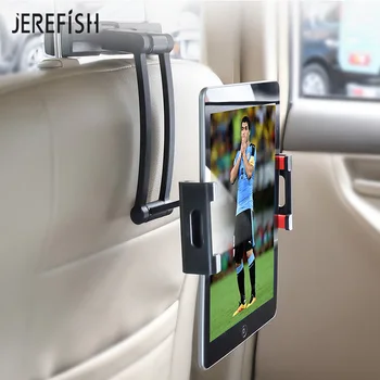 JEREFISH Auto Zadnom Sedadle Telefón, Tablet Držiak Nastaviteľný 4-11 palcový Telefón Stojan Mount Držiak Univerzálny pre iPad, iPhone, Tablet Telefón
