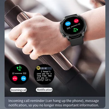 V2 roku 2020 sa Inteligentné Hodinky Vodotesné Fitness Sport Sledujte Srdcovej frekvencie Tracker Hovoru/Správy Pripomienka Bluetooth Smartwatch Pre Android iOS