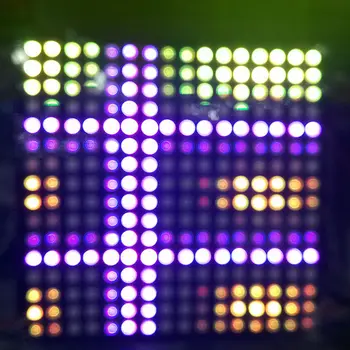 1 ks 16 × 16 Pixelov WS2812B LED Chladič čipu Digitálne Individuálne adresovateľné led modul Panel Flexibilné DIY Doske Displeja DC5V