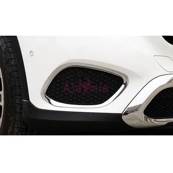 2016 2017 Predné Hmlové Svetlo Lampy Kryt Strane Nárazníka Chránič Výbava ABS Chrome Auto Styling Pre Mercedes Benz GLC Príslušenstvo