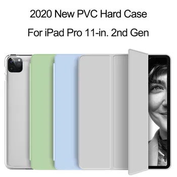 Prípad Pre nový iPad Pro 11 2020 2nd gen PU Kožené magnetické Smart Prebudiť Spánok pre ipad Pro 11 palcový 2. Generácie modelu A2228 Kryt