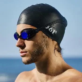 361 Mužov Black Nepremokavé Plávanie Spp Bazény Profesionálny Šport Plávanie Spp Žien Silikónové Plávať Čiapky Ružová Dlhé Vlasy Ochranu Sluchu