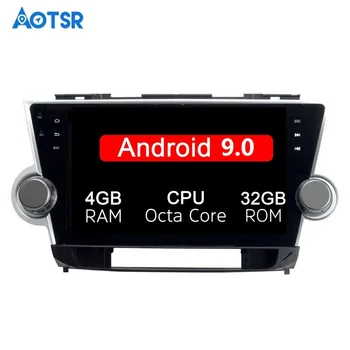 Android 9.0 32gb octa-core GPS navigácia, Auto DVD Prehrávač Pre TOYOTA HIGHLANDER 2008-multimediálne 2 din rádio rekordér stereo