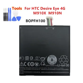 Originál batéria 2400mAh BOPFH100 Pre HTC Desire Oko 4G M910X M910N B0PFH100 Telefón batérie + Bezplatné Nástroje