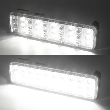 30LED Multi-function Núdzové Svetlo Nabíjateľná LED Bezpečnostné Lampy 2 Režim Pre domáci Tábor Vonkajšie