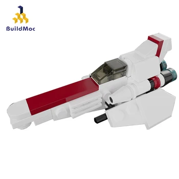 BuildMoc Hviezda Seriálu Deti Hračky Loď Techniku, Vojnová Loď Zbraň Vzdelávacie Stavebné Bloky