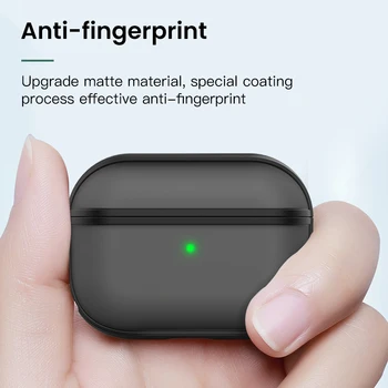 SUAIOCE Pre Apple AirPods Pro Prípade Bezdrôtové Bluetooth Slúchadlá Prípade Transparentné Prípade Ochranných Pre Airpod 3 Prachu Stráže Kryt