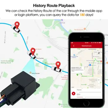 Relé Auto GPS Tracker GPS Lokátor odrezať Palivové IK720 Auto Tracker Reálnom čase Sledovať Bezplatné APLIKÁCIE