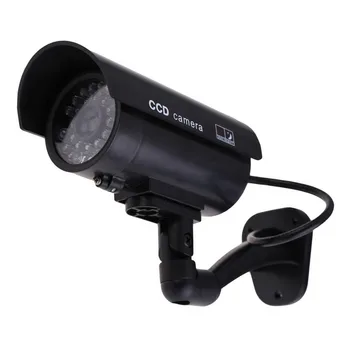 Falošné Figuríny CCTV Bullet Kamera Emulational Dohľadu Fotoaparát Vodotesný Vonkajší Krytý Home Security Simulácia Monitorovanie