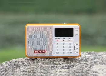 Pôvodné TECSUN Q3 FM Stereo Rádio s REC Záznamník TF Kartu, MP3 Prehrávač, USB Reproduktor, FM Rádio