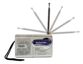 Mini Prenosné Rádio Teleskopická Anténa Reproduktor Vonkajšie Dual Band AM, FM, Prehrávač Hudby Univerzálny Prijímač Rádiového signálu