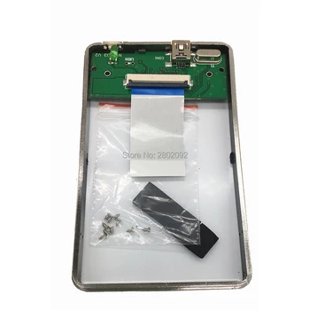 Biely USB 2.0 1.8 palce ZIF CE HDD Prípade 40Pins Externý Pevný Disk Krytu Prípade Box súčasnosti CE KÁBLA 1.8 palcový HDD SSD