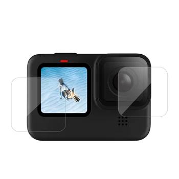 Telesin Tvrdeným Sklom Objektívu Chránič Go Pro Hero9 2.5 D Ultratenké Celý Film Pre Gopro Hero 9 Black Fotoaparát, Príslušenstvo