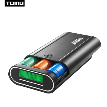 TOMO T3 3 x 18650 Li-ion Batérie Univerzálny DIY Smart Prenosné Batérie, USB Nabíjačky s LCD Displej Napájanie Banka Duálny Výstup