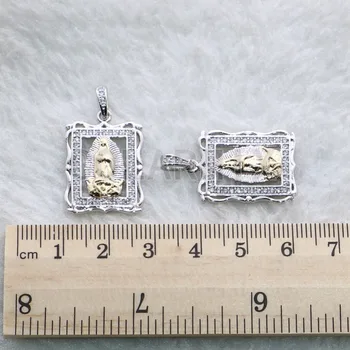 10 kus Panny Márie, prívesky, obdĺžnik retro Barokový šperky, prívesky Príslušenstvo pre náhrdelník veľkoobchod šperky kúzlo 3823