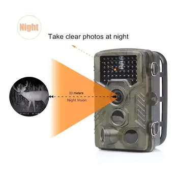 16MP 1080P Poľovnícky Chodník kamerový monitorovací Sledovania HC800A Infračervené Nočné Videnie Wild Kamier alebo Video, Foto Pascí