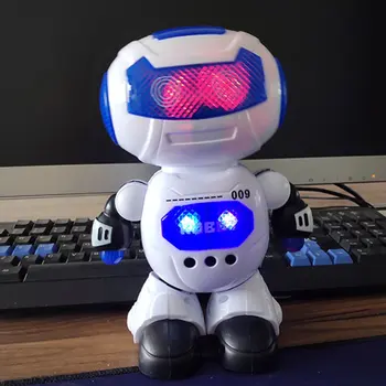 Hračky pre Deti, Tanečné a Hudobné Robot Činnosť Detí Elektrické Hračky Hyun Tanec Robot Rotujúce Svetlo Hudba
