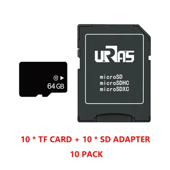 Pôvodná vysoká rýchlosť 10 PACK Micro-SD-Kartu SD Adaptér 64MB~128 GB TF-Memory-Card pre chytré telefóny, kamery, digitálne produkty