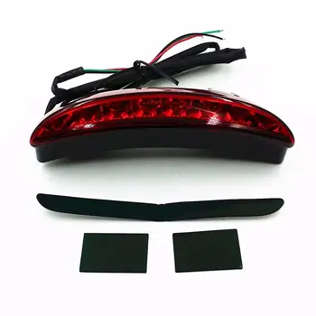 Červená Nakrájané Blatník LED zadné Svetlo Pre Harley Sportster 1200 N V 883 XL883N XL 48